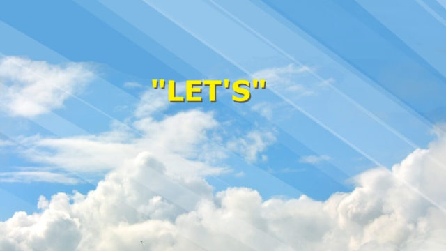 "Let's"
